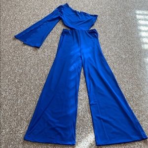 NWOT Gorgeous Royal blue Venus jumpsuit never worn